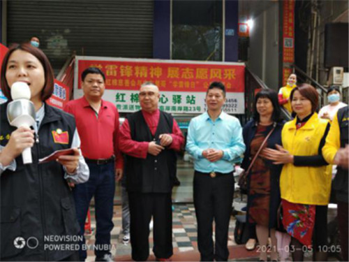 广东惠州：学雷锋精神 展志愿风采公益活动