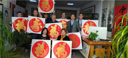 津唐两地书画家庆五一迎建党百年华诞书画交流