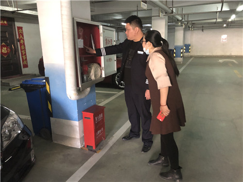 河北省唐山市尚安社区开展消防安全大排查活动