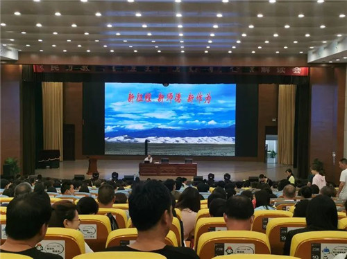 河南省驻马店市驿城区教育局举办中小学教师师德师风专题培训班