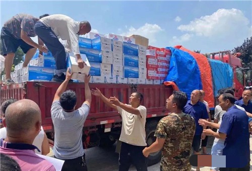 抗洪救灾我们在路上 孟子思想研究会援助河南洪涝灾区