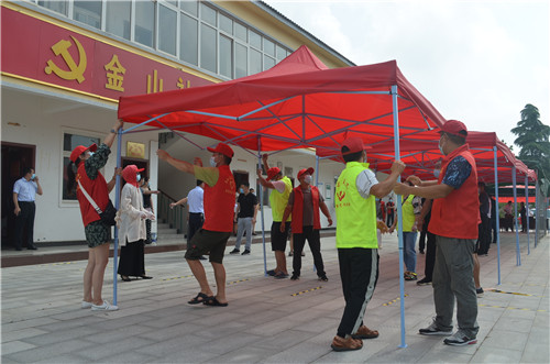 共抗疫情积极响应 驻马店市遂平县吴房义工在行动